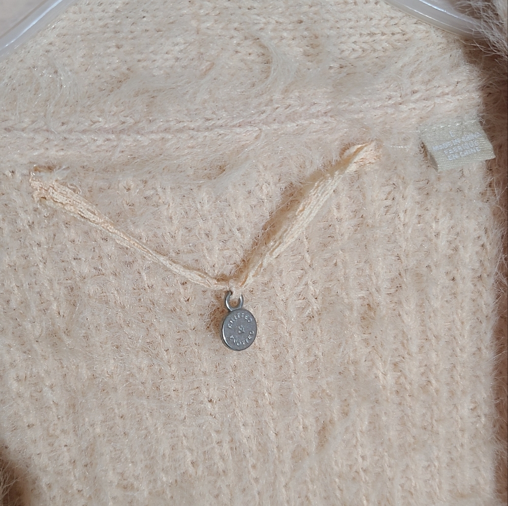 Knitted and knotted cardigan eyelash pocket long cozy sweater - Picture 10 of 16